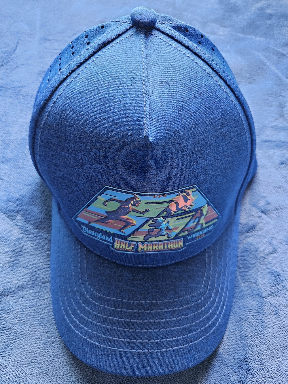 NEW runDisney snapback hat commemorates the 2025 Disneyland Half Marathon